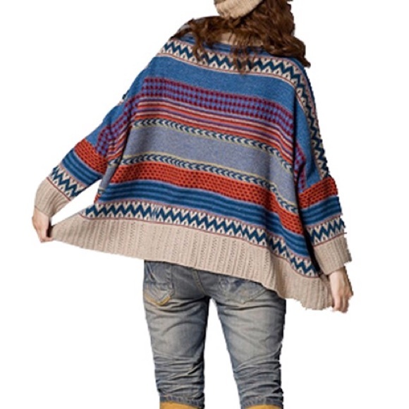 NRTHYE Women's Ripped Knit Sweater & Dress 2-Piece Set – Bat Sleeve Crop Top Outfit - View #8